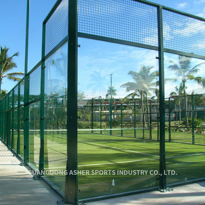 Padel標準的な屋外の裁判所、耐候性がある総合的な草のテニス コート