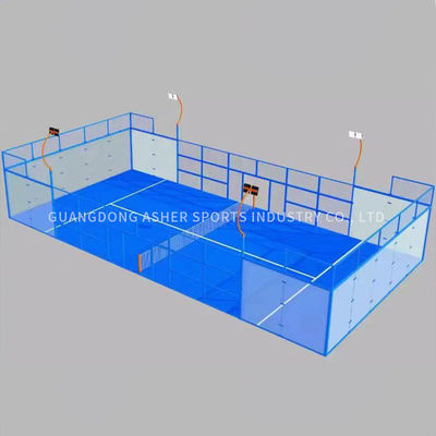 Padel裁判所の泥炭、Padel裁判所の床12mmの草の高さをつけるLED