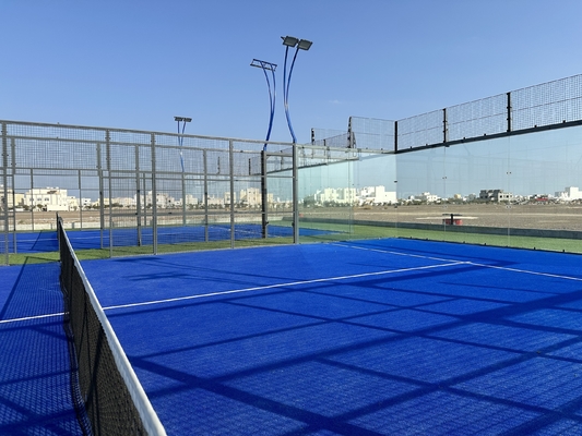パーソナライズ可能なホットディップガルバネイドパドルテニスコート クラブやスポーツ施設のための全セット