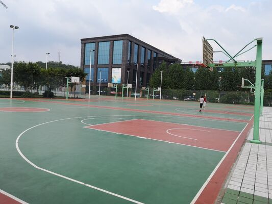 学校運動施設向けの優れた硬質アクリル表面、簡単な施工と長期保証付き