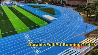 市営スポーツ公園向けのフル PU ランニング トラック ソリューション