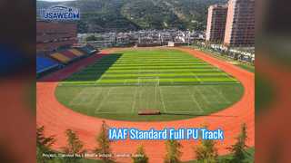 プロフェッショナル IAAF フル PU ランニング トラック 13mm 標準